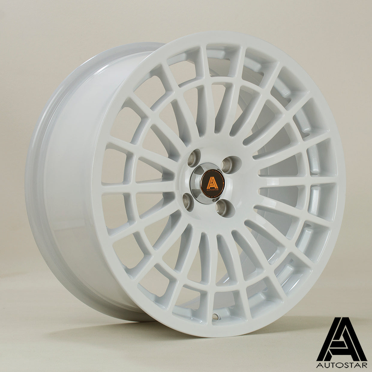 Autostar 500plus 17x8 4x98 ET30 White