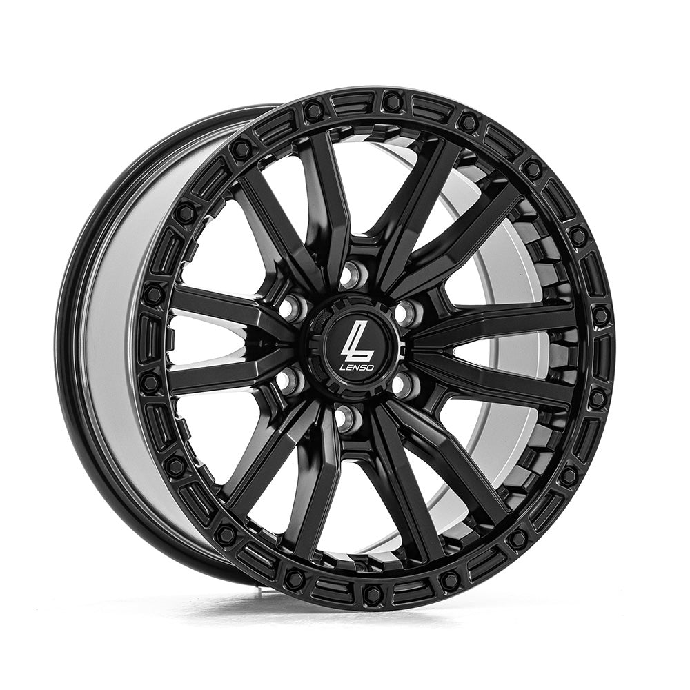 LENSO VALOR 17x9 6X139.7 ET12 MATT BLACK