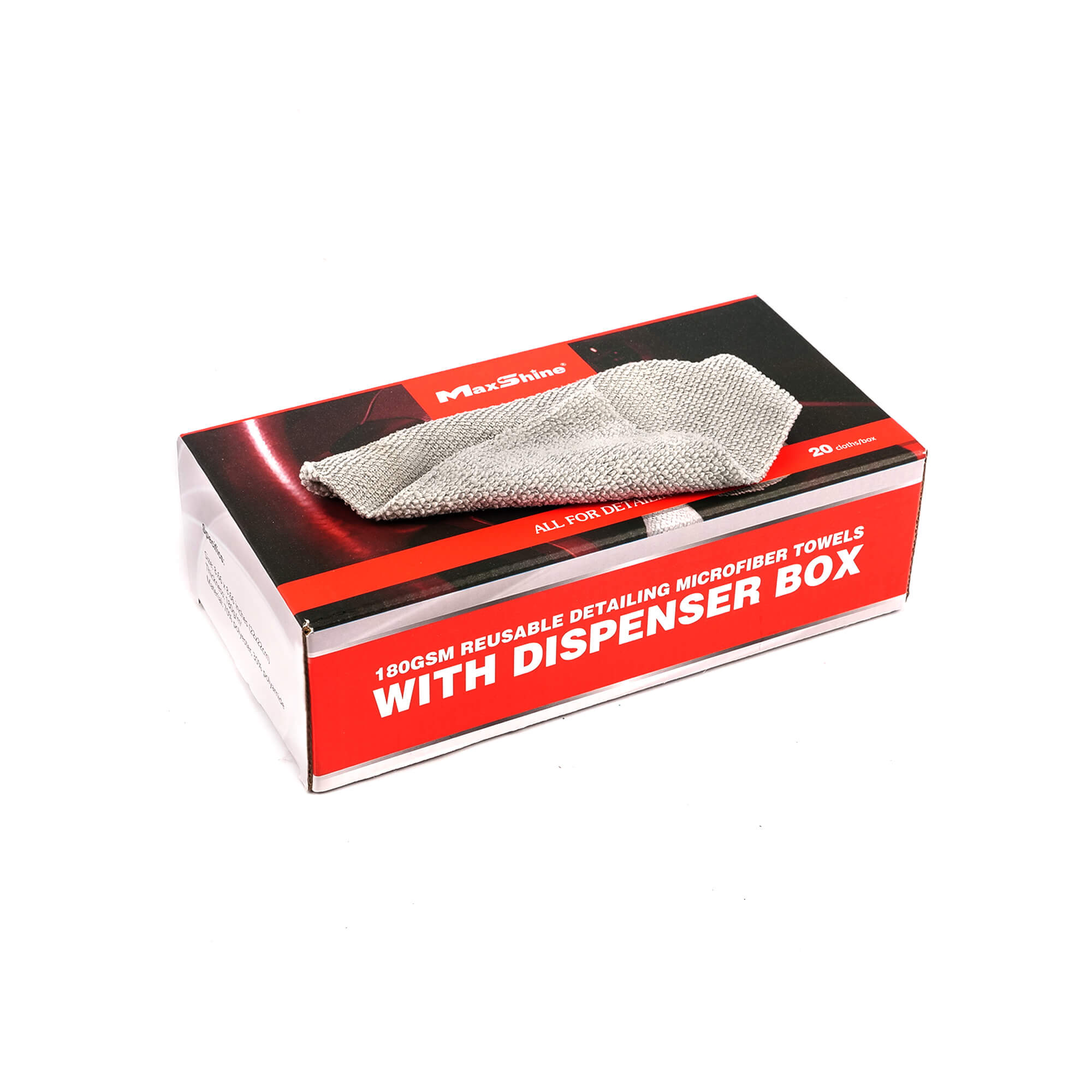 Maxshine Reusable Detailing Microfibre Towels - 20pcs