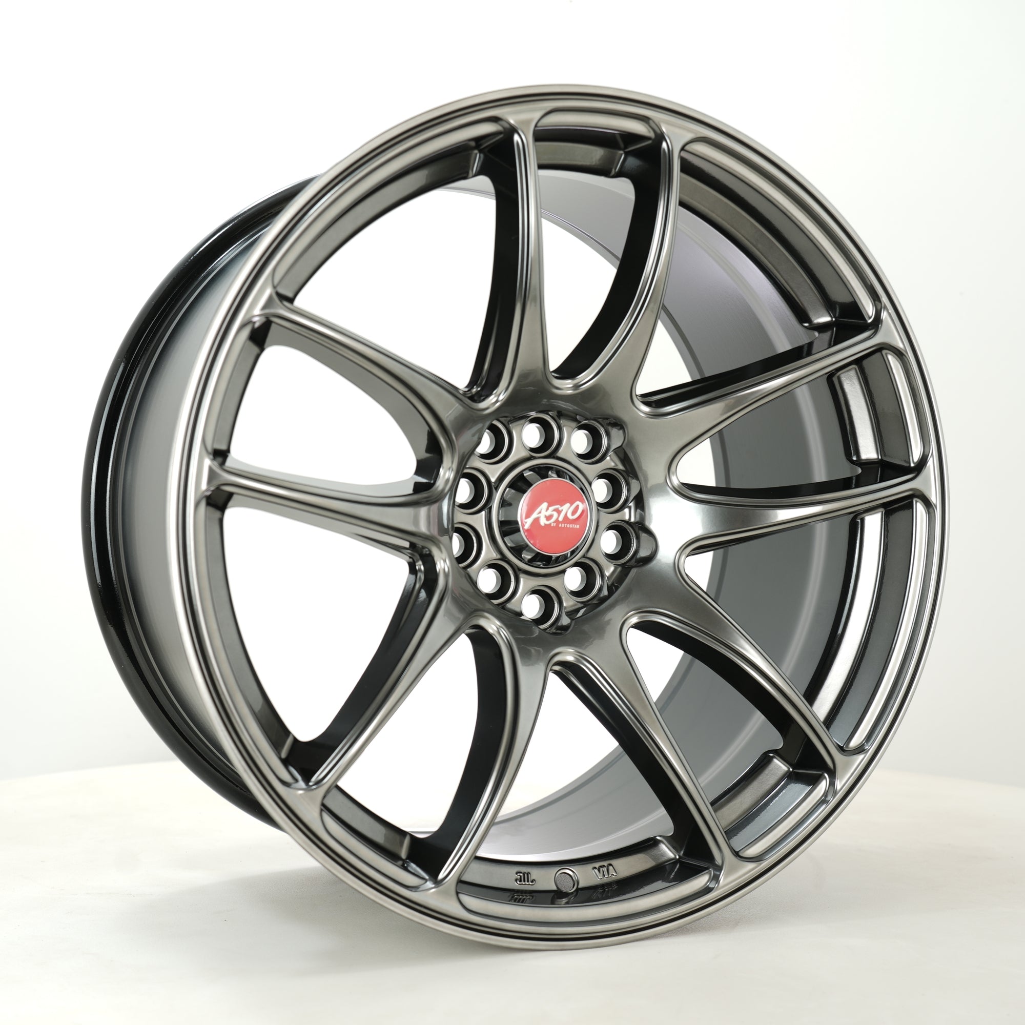 Autostar A510 18x9.5 5x100/114 ET35 Hyper Black