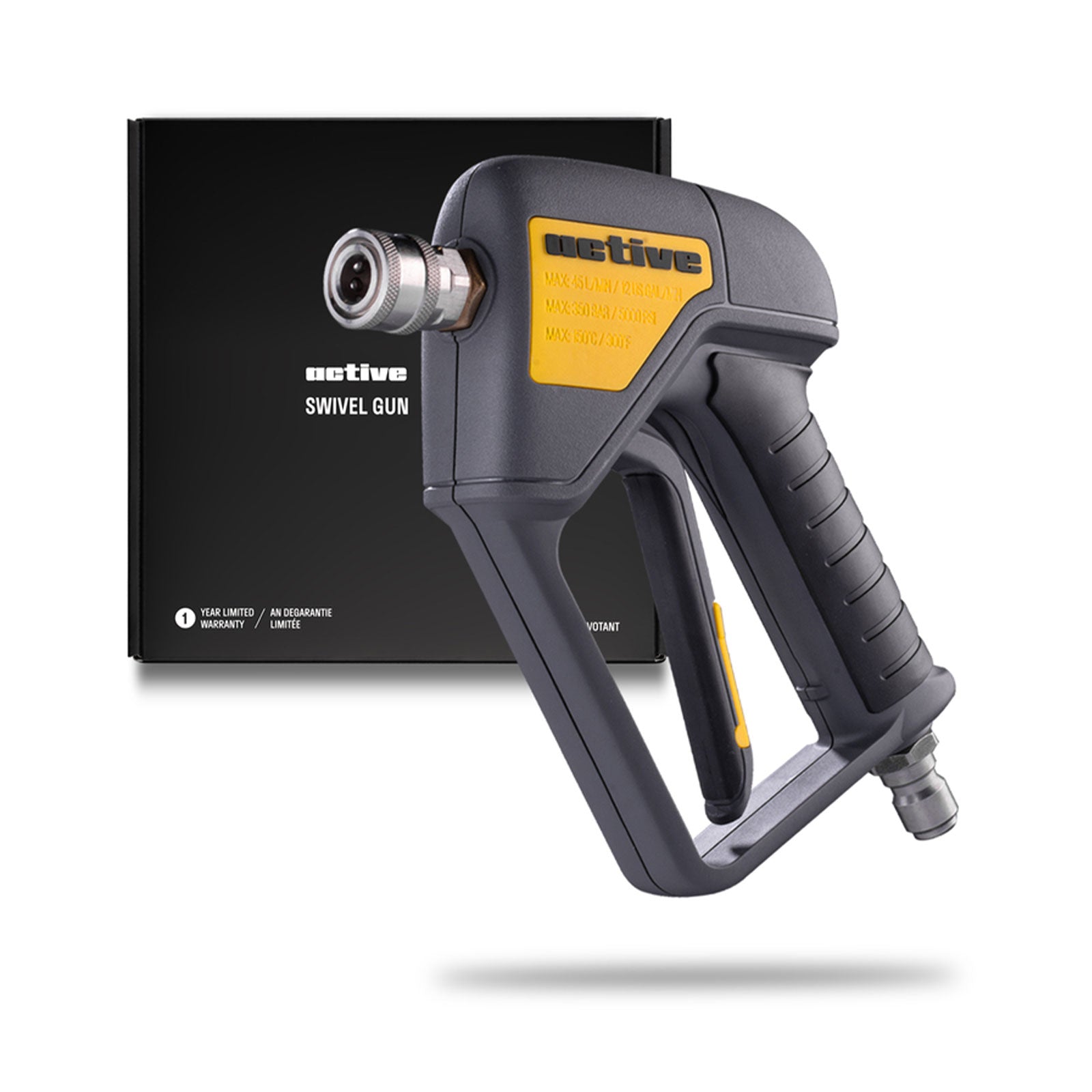 Active Premium Swivel Pressure Washer Gun
