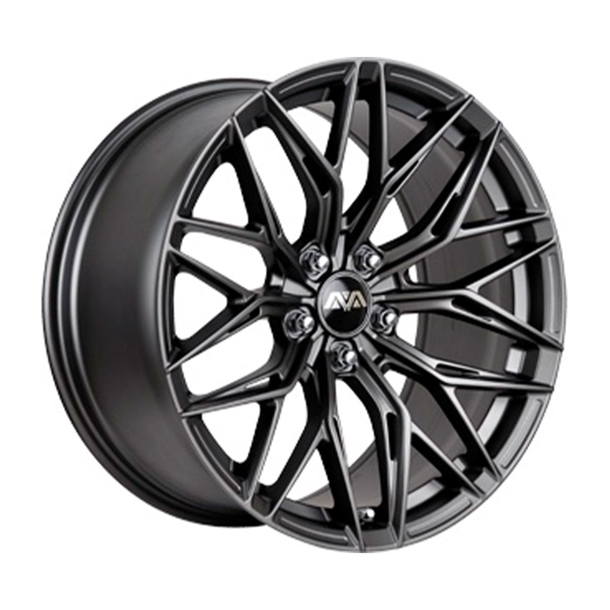 20" AVA HSF033 Flow Formed Satin Gunmetal Alloy Wheels