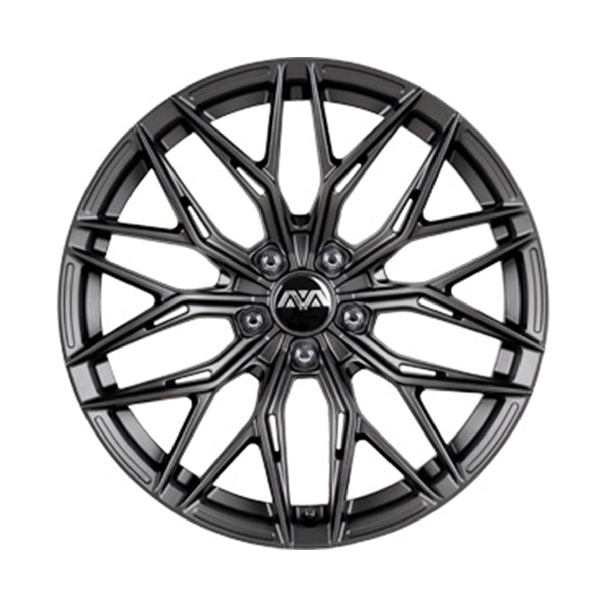 20" AVA HSF033 Flow Formed Satin Gunmetal Alloy Wheels