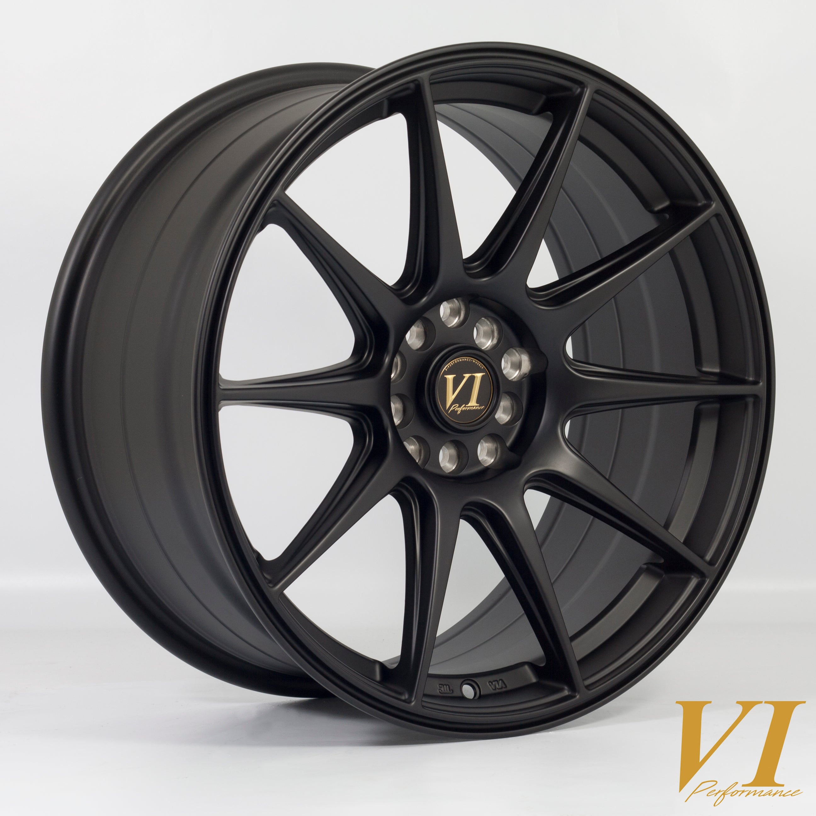 6Performance BDR 18x8.75 5x100/114.3 ET30 Flat Black