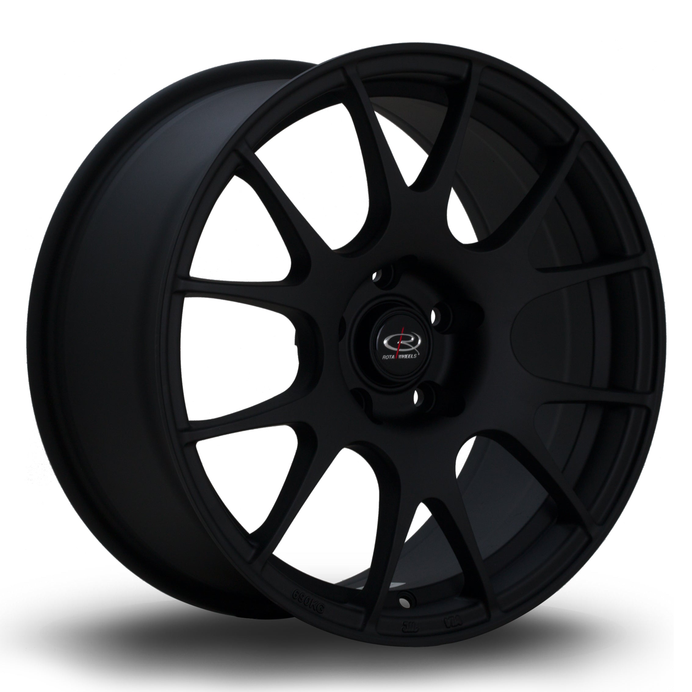 Rota Blitz 17x8 5x114.3 ET35 Flat Black 2
