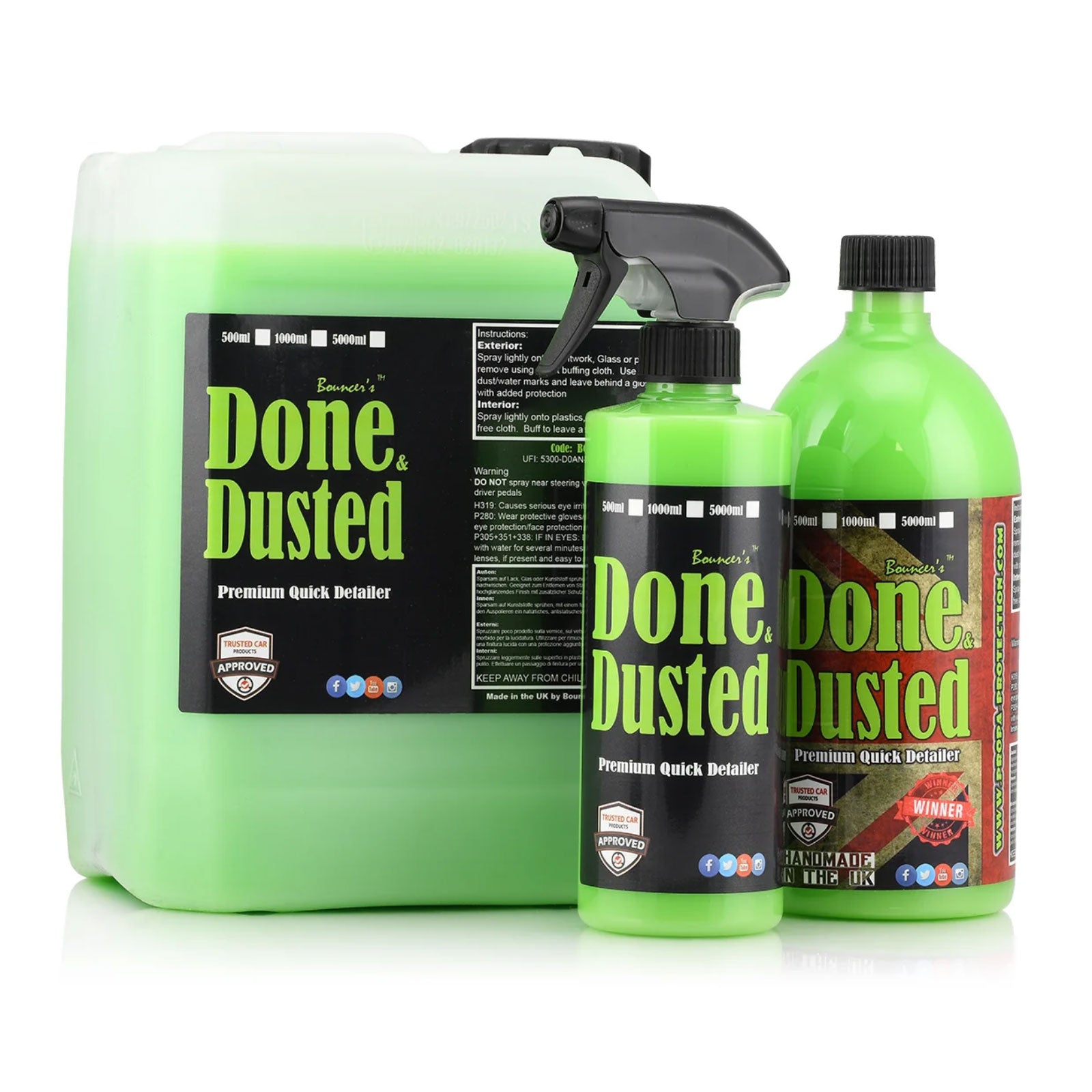 Bouncer's Done and Dusted Quick Detailer 1L