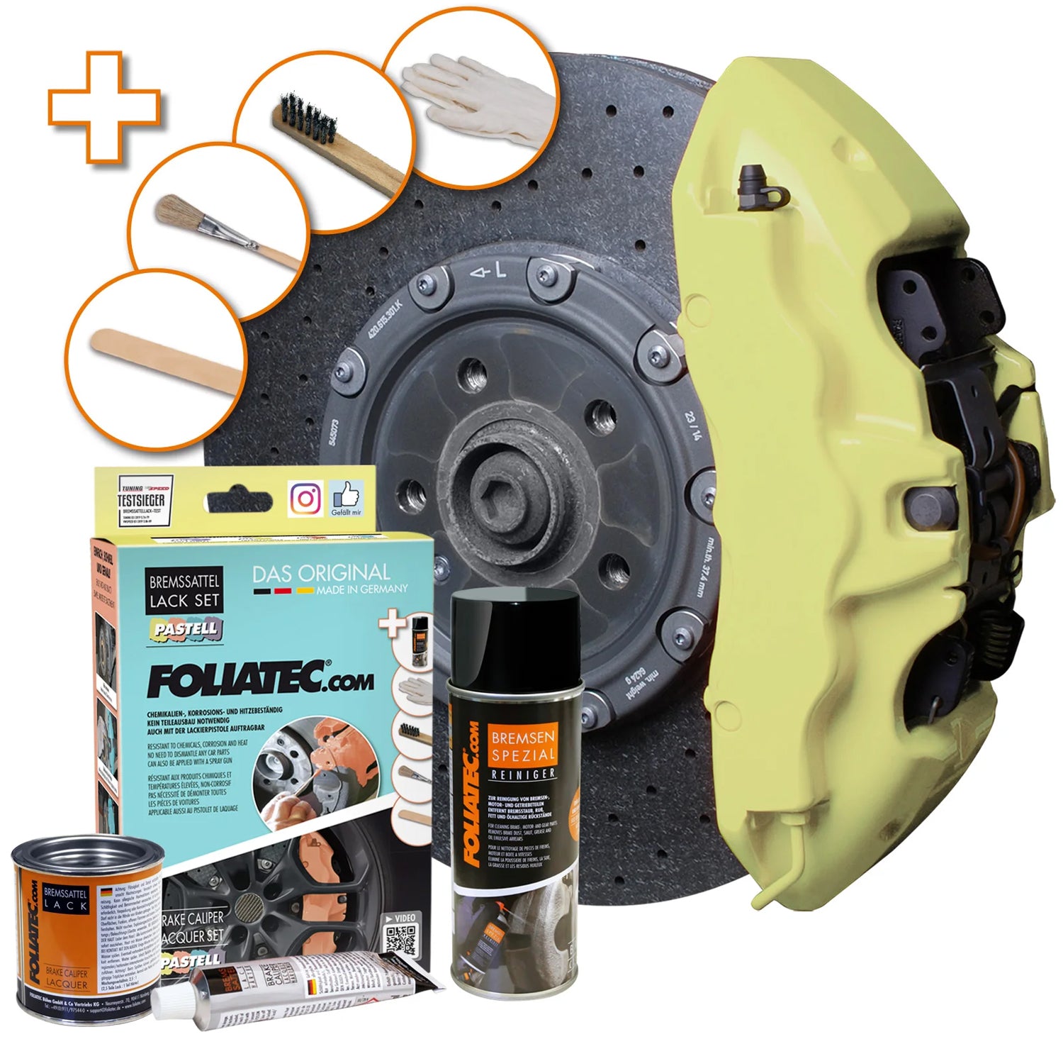 Foliatec Brake Caliper Paint Pastell Creamy Vanilla