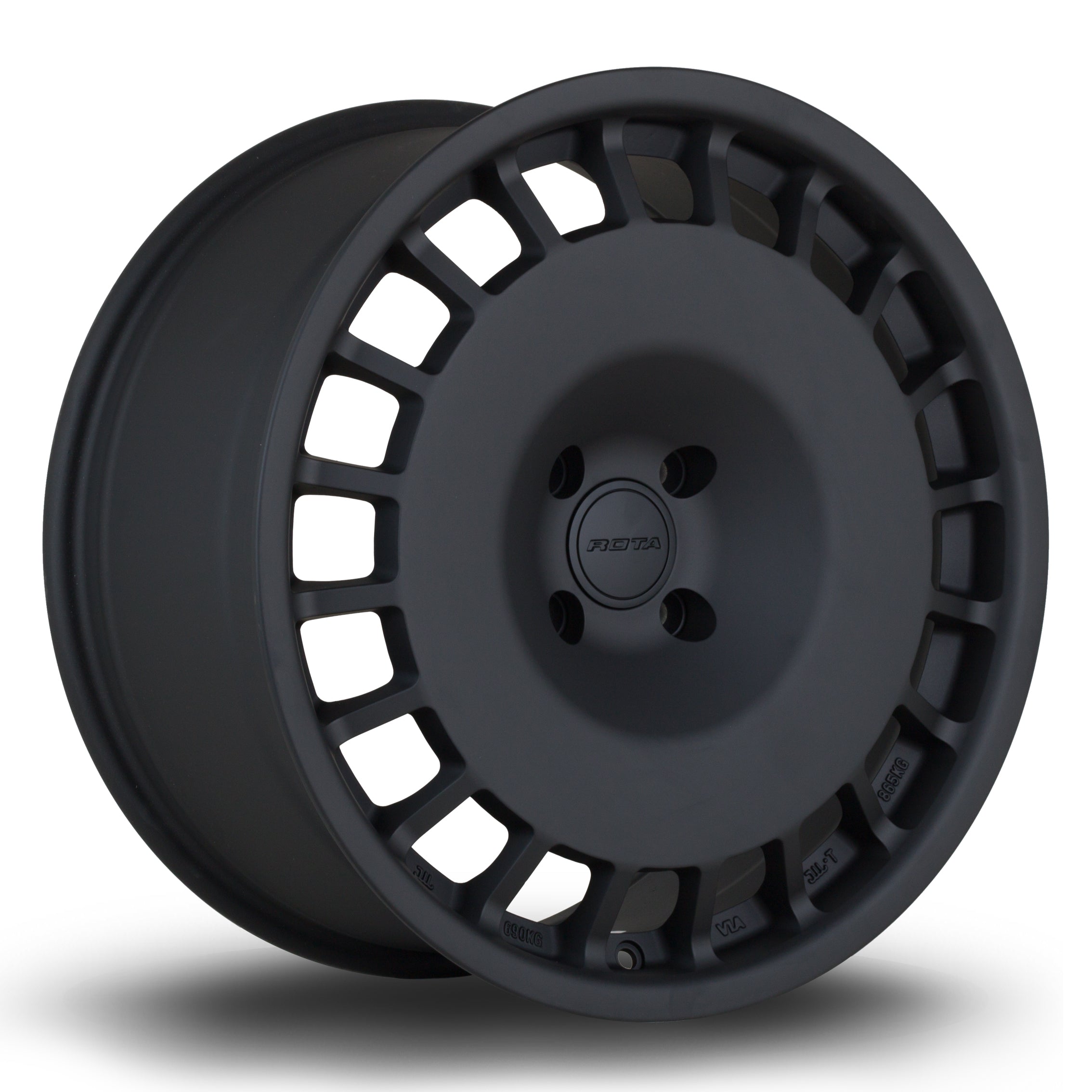 Rota D154 18x8.5 4x108 ET35 Flat Black 2