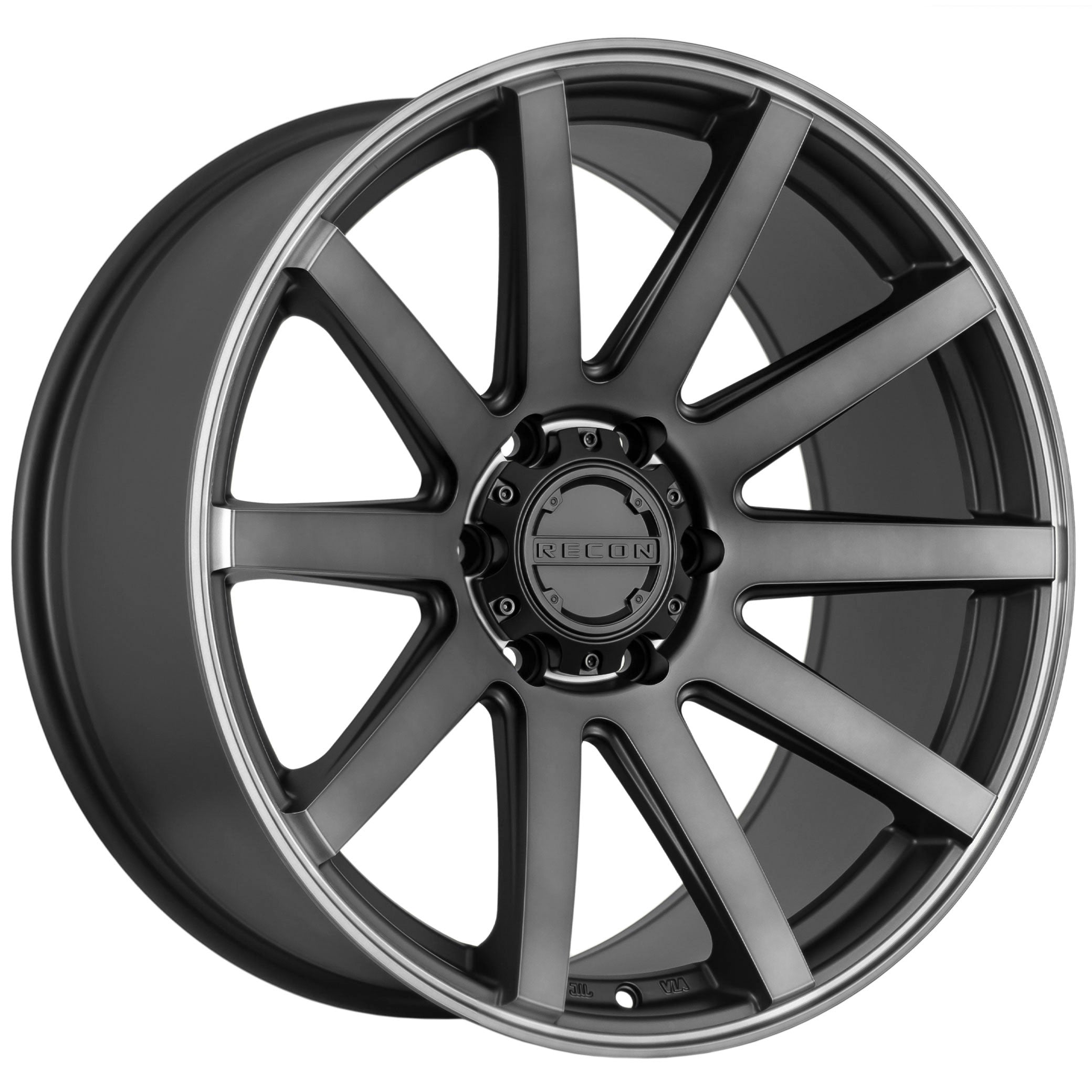 RECON OFFROAD Force 20x9 5x120 ET35 Satin Black Machined Face