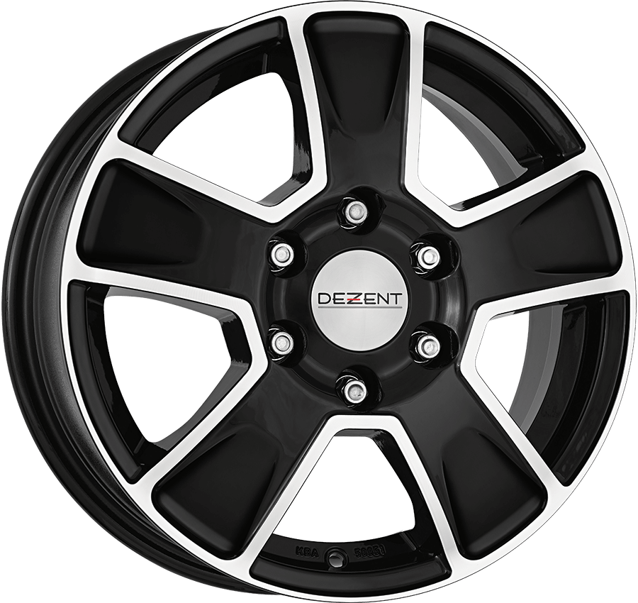 Dezent Van Dark 16x6.5 6x130 ET62 Black / Polished