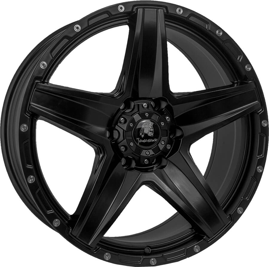 Tomahawk Apache 17x8 5x120 ET35 Satin Black