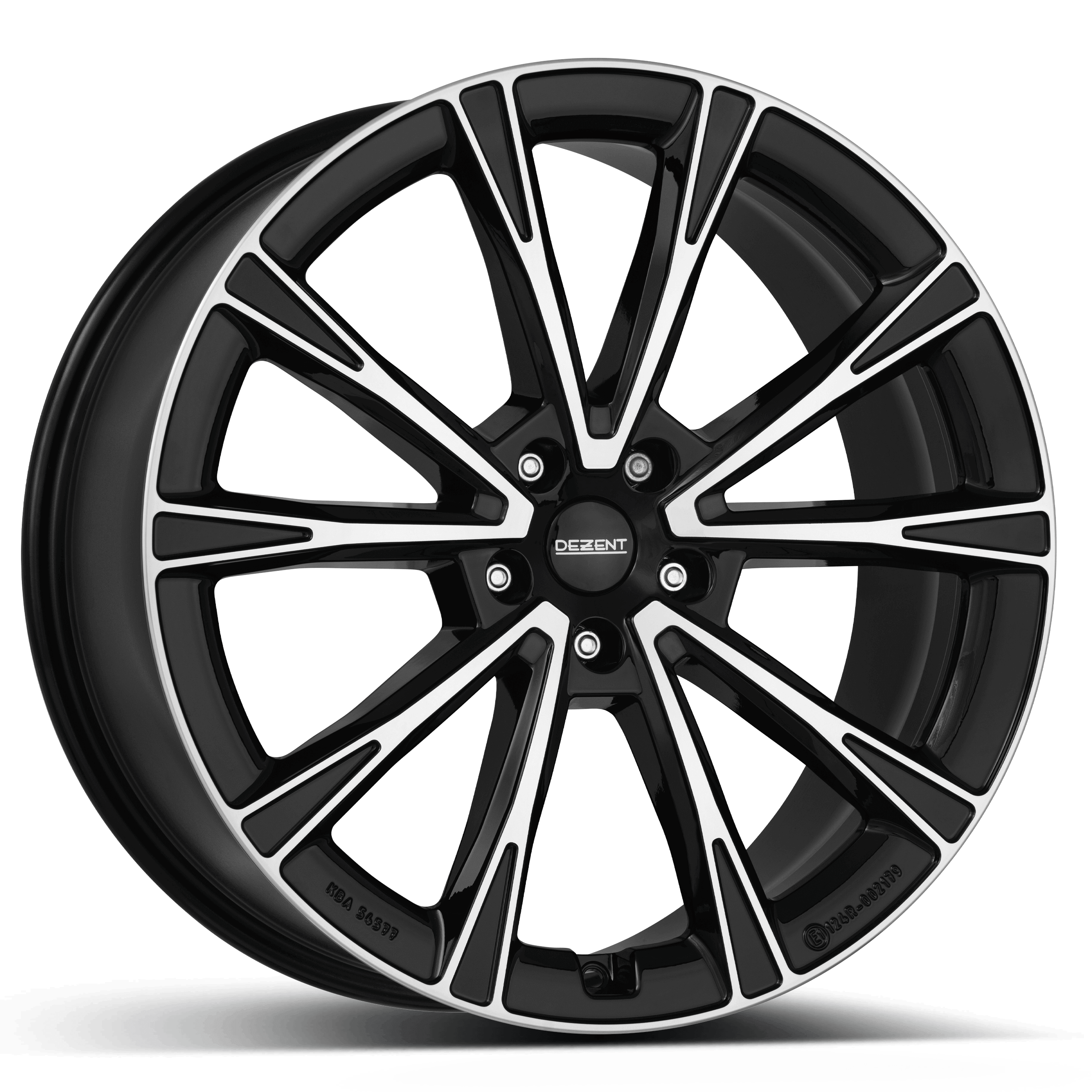 Dezent AR dark 20x8.5 5x114.3 ET35 Black / Polished
