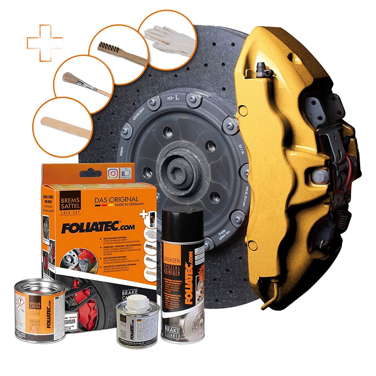 Foliatec Brake Caliper Paint Prestige Gold