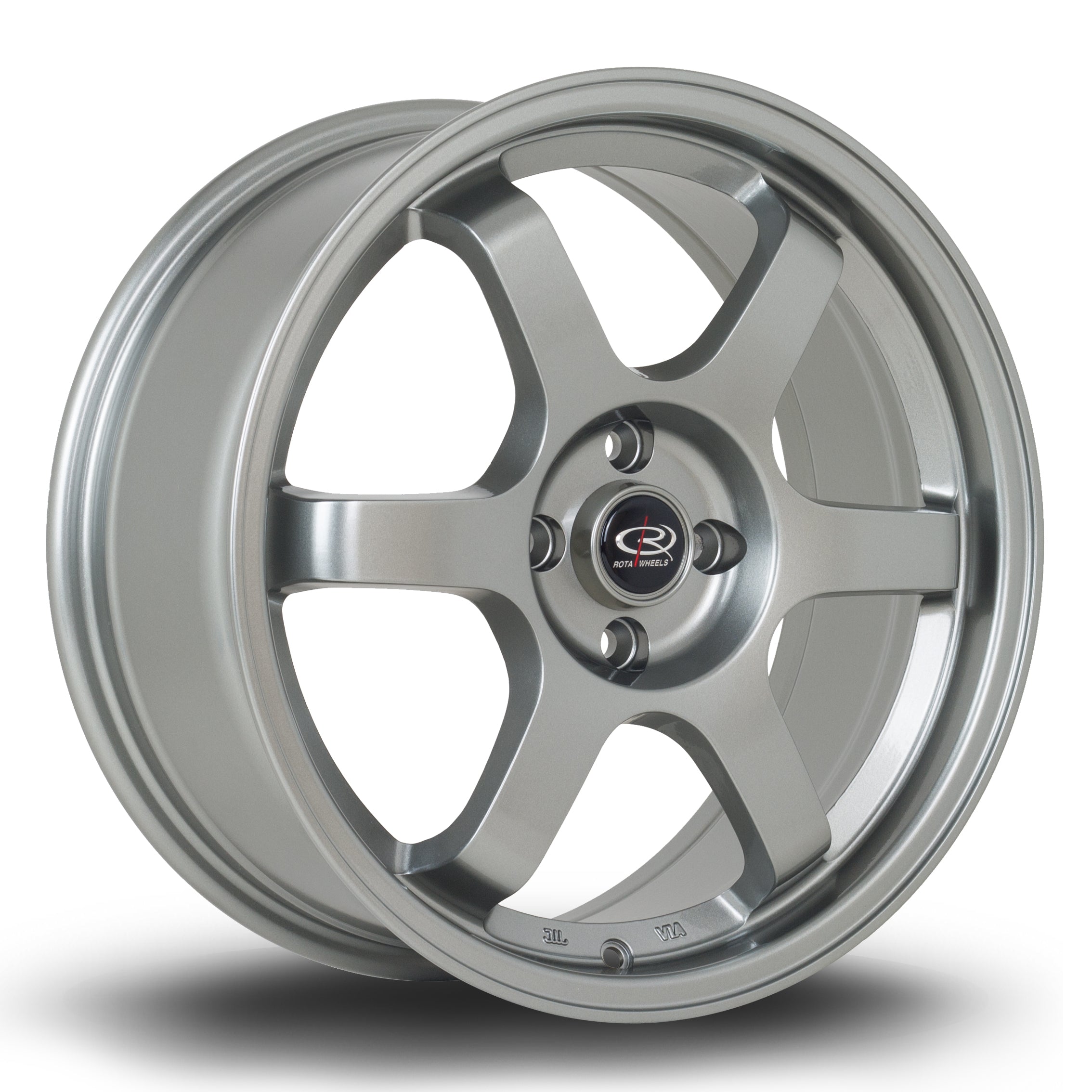 Rota Grid 17x7.5 4x108 ET25 Steel Grey