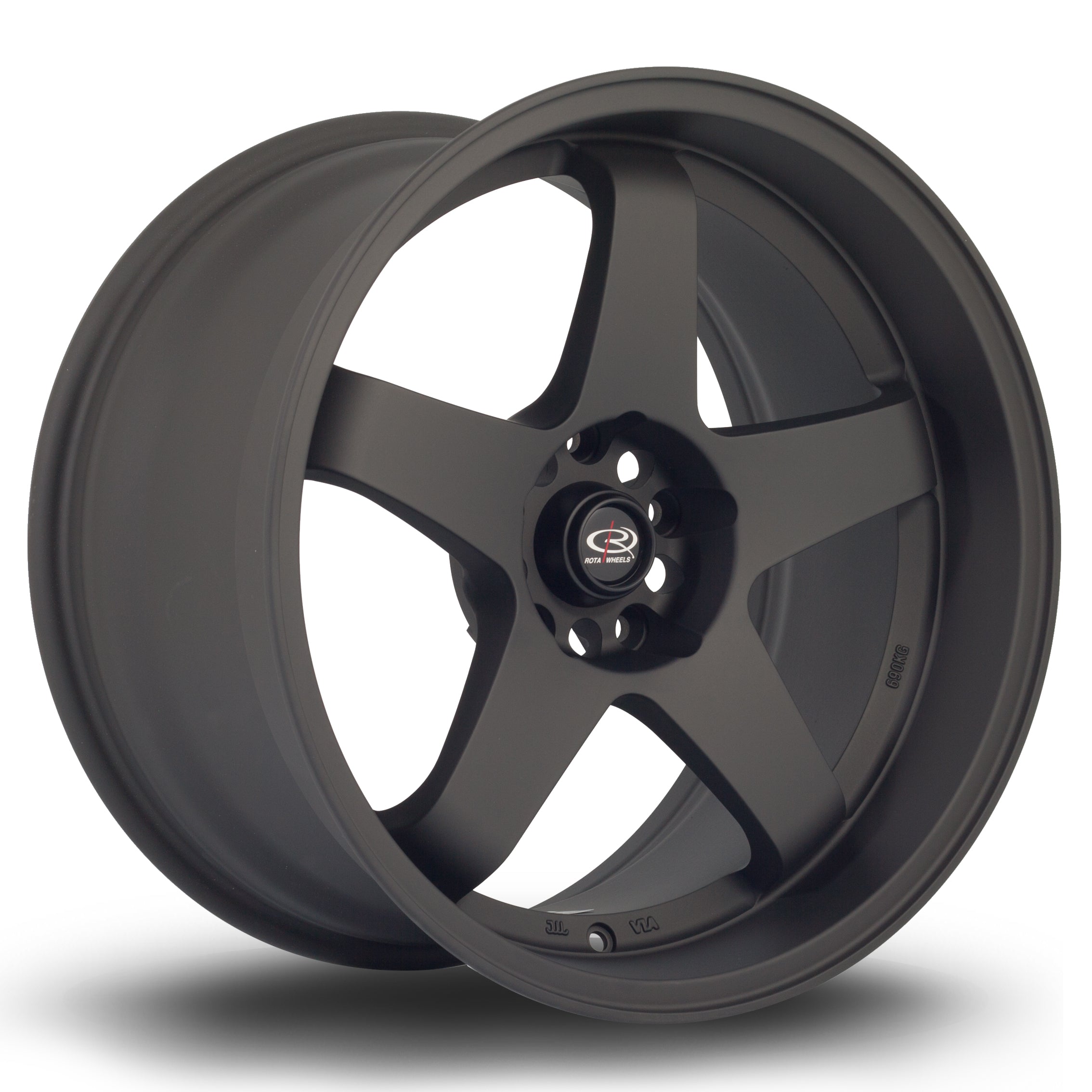 Rota GTR-D 18x10 5x114.3 ET12 Flat Black 2