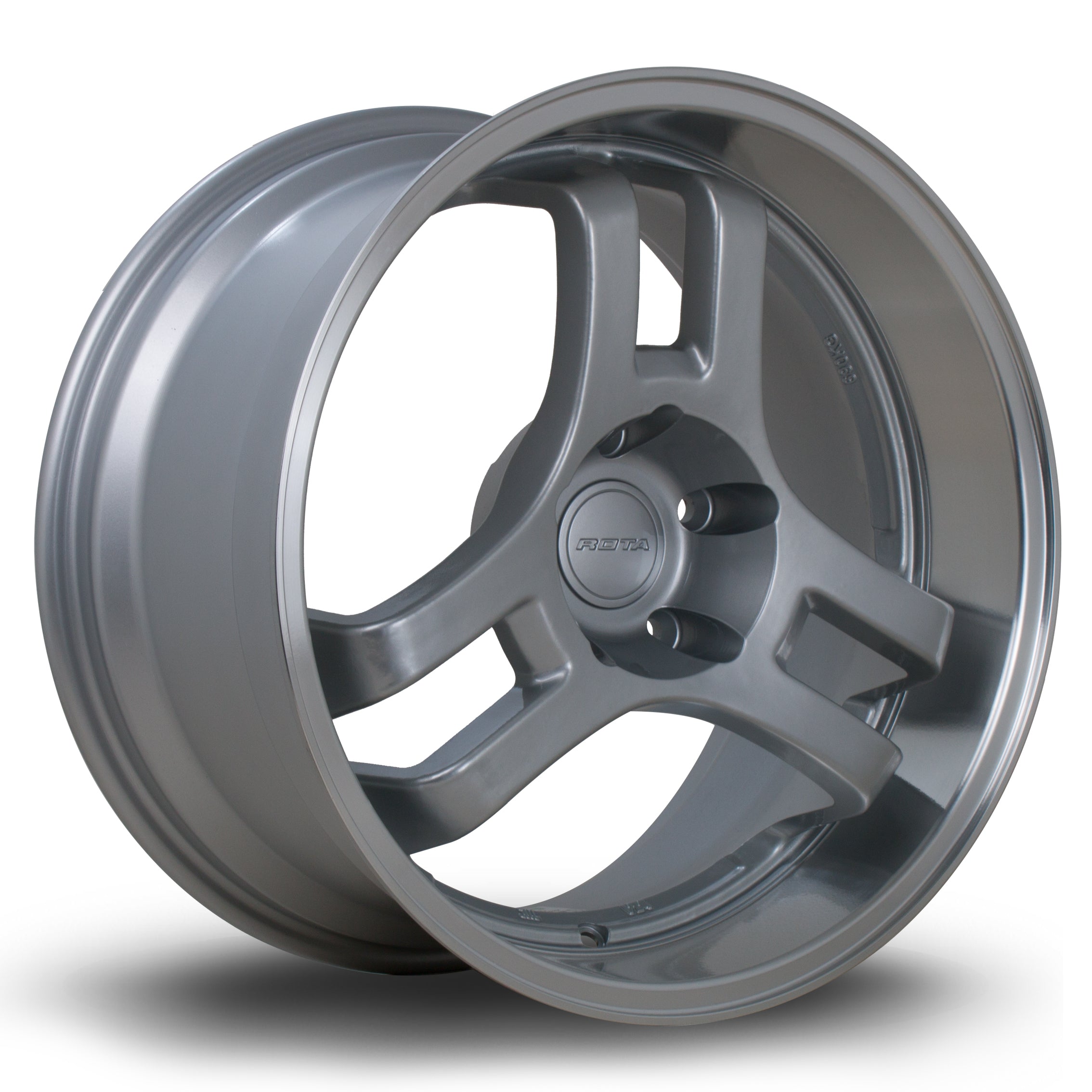 Rota HM3 18x9.5 5x114.3 ET35 Gloss Silver Polished Lip