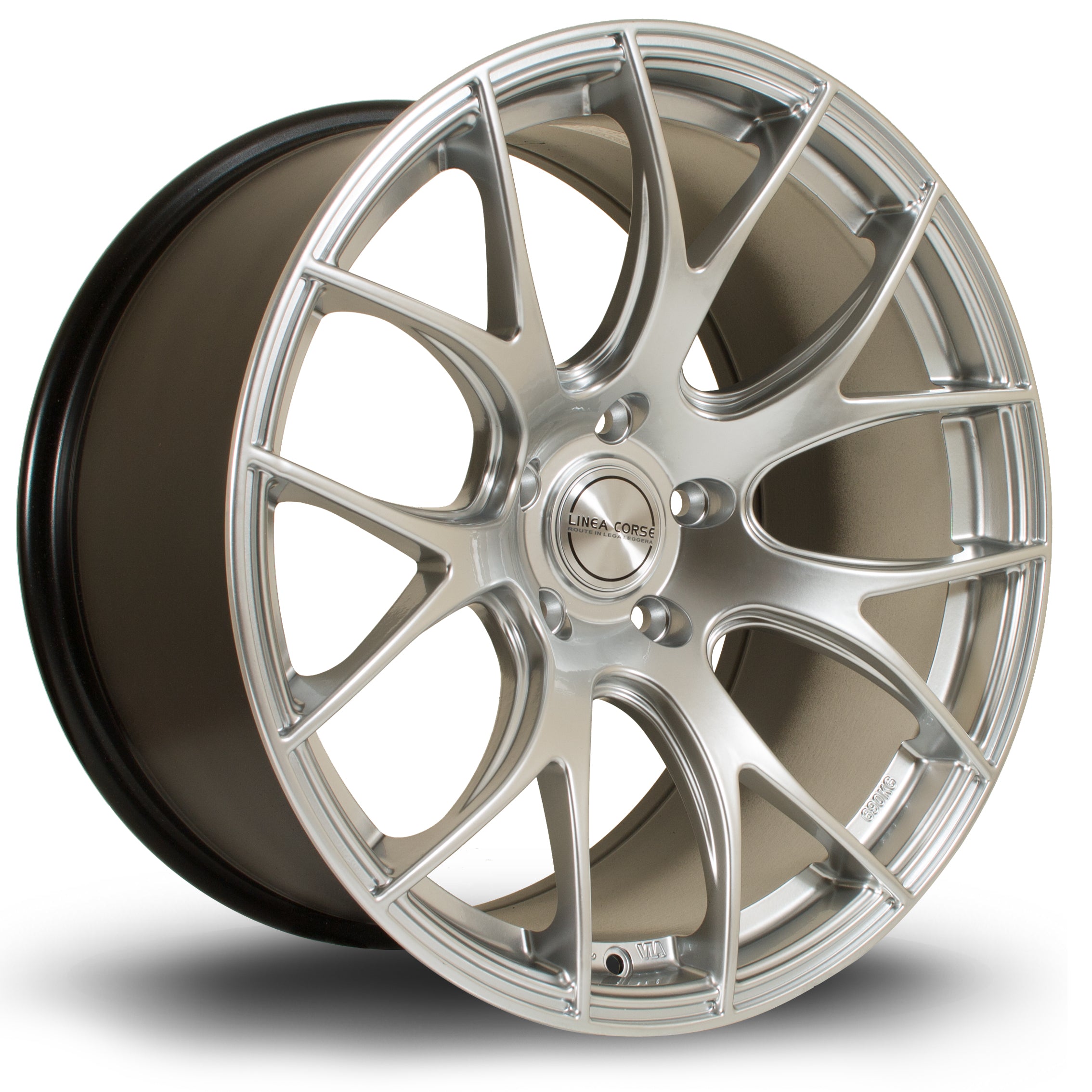 Linea Corse LC818 19x10 5x114.3 ET38 Hyper Silver