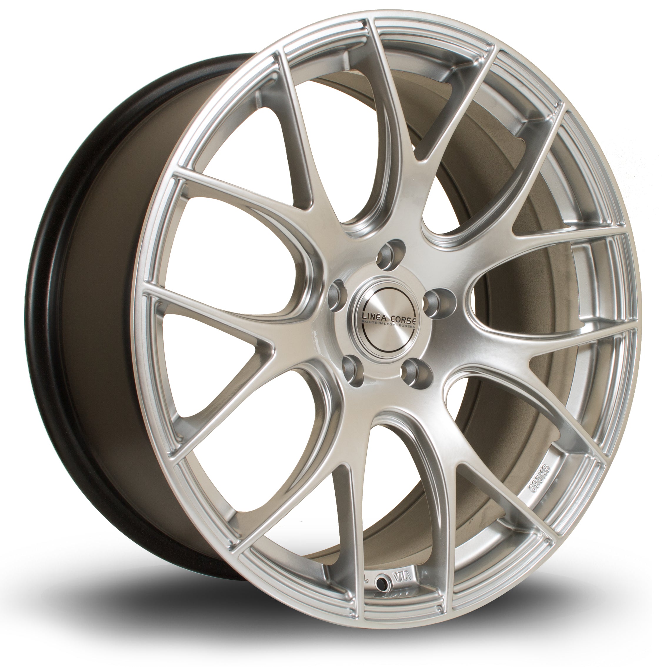 Linea Corse LC818 19x8.5 5x100 ET38 Hyper Silver