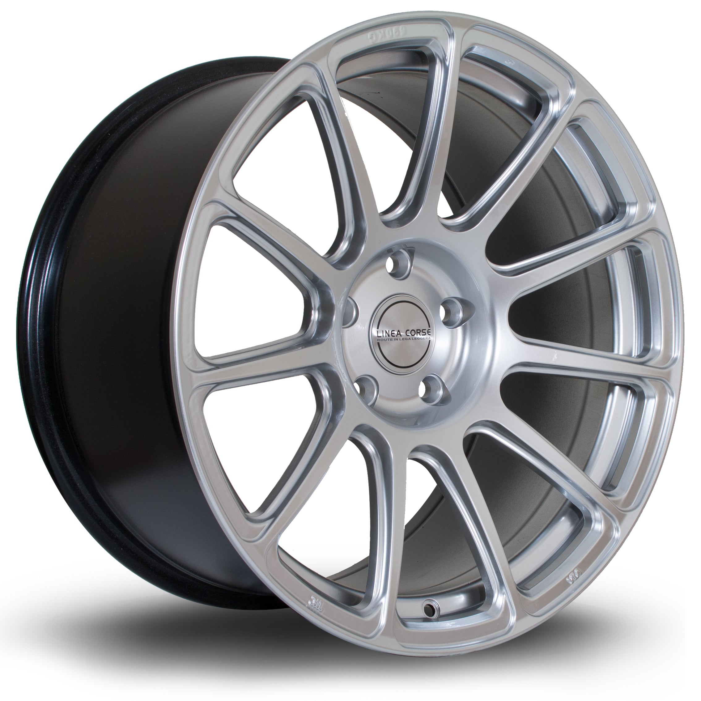 Linea Corse LC888 19x10 5x120 ET37 Hyper Silver