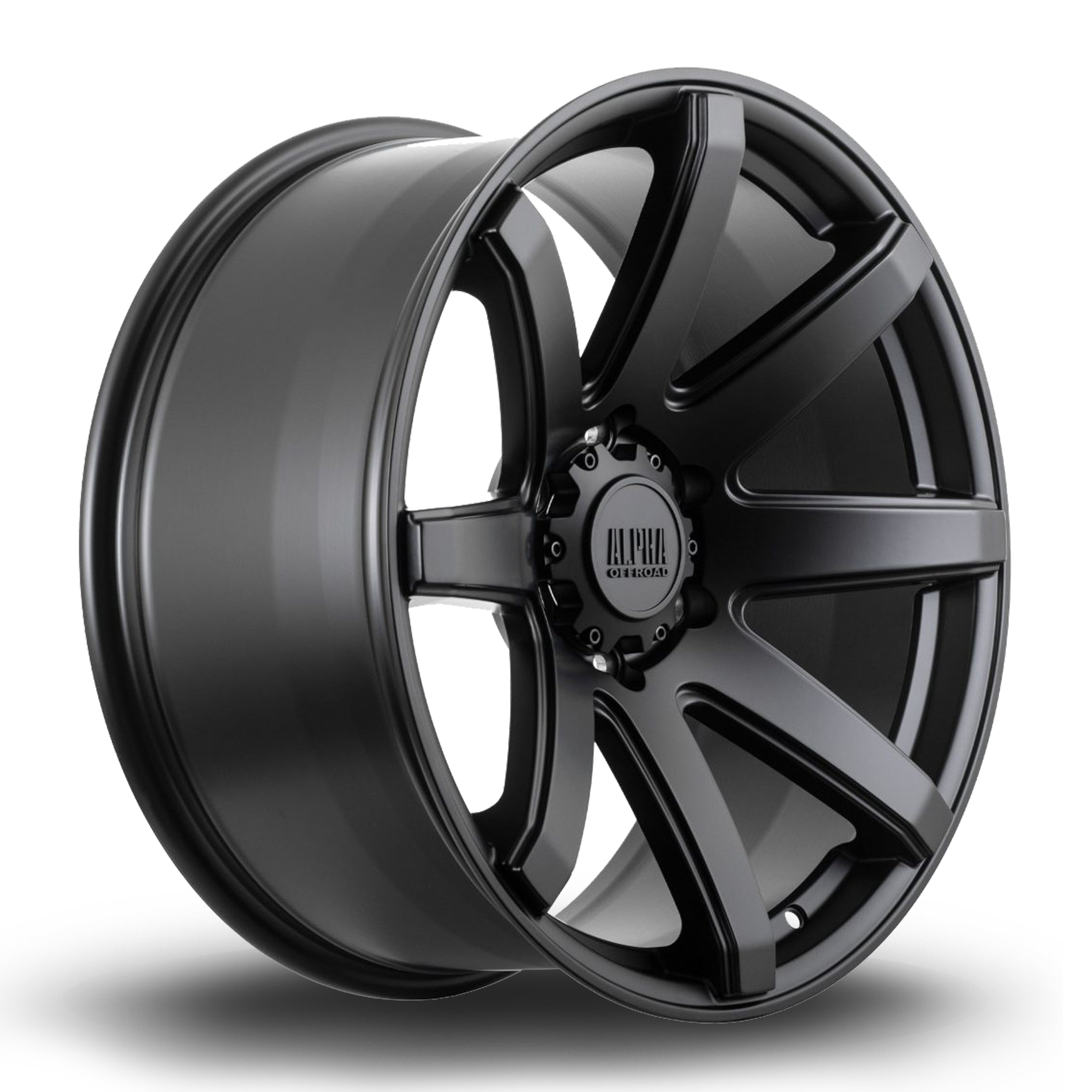 Alpha Offroad Nomad 20x9 6x114.3 ET30 Satin Black