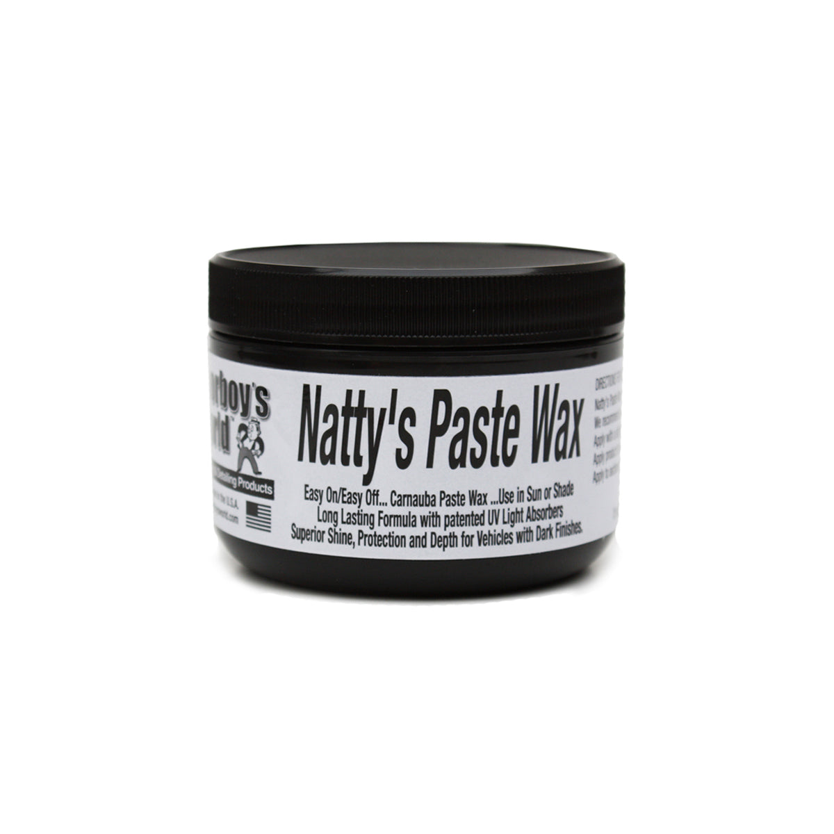 Poorboy's Natty's Paste wax Black 8oz