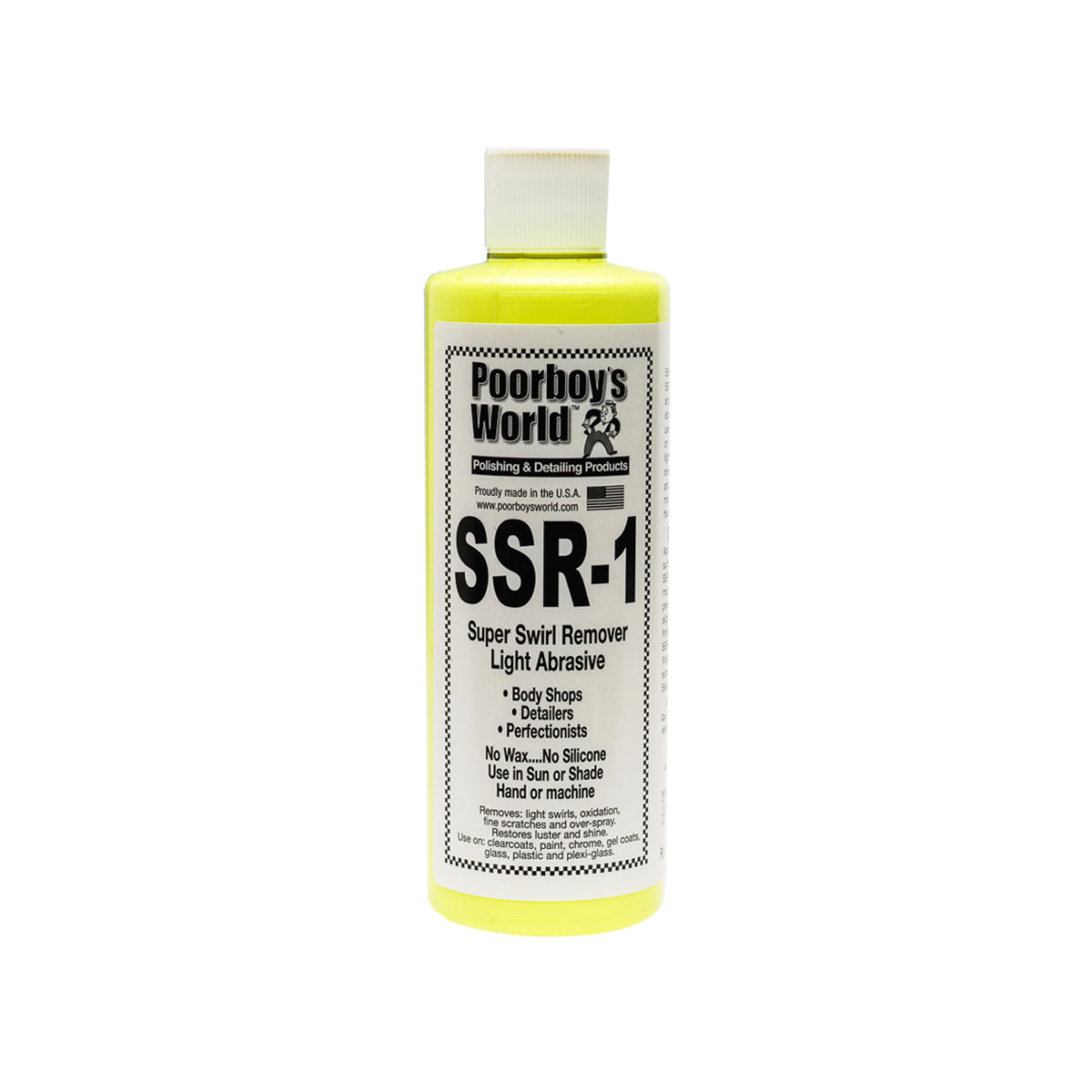 Poorboy's SSR-1 Light Abrasive Swirl Remover 473ml