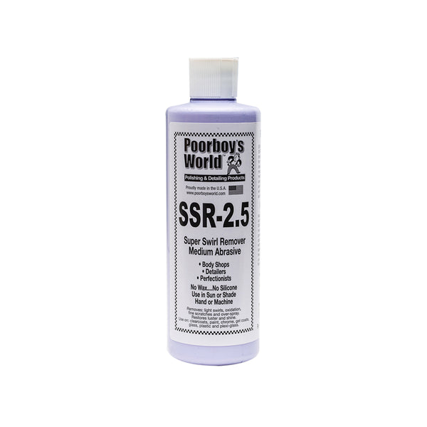 Poorboy's SSR-2.5 Medium Abrasive Swirl Remover 473ml
