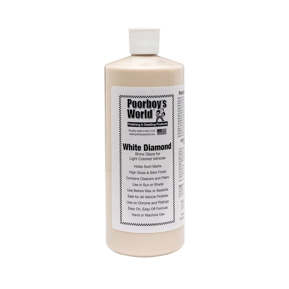 Poorboy's White Diamond Show Glaze 946ml