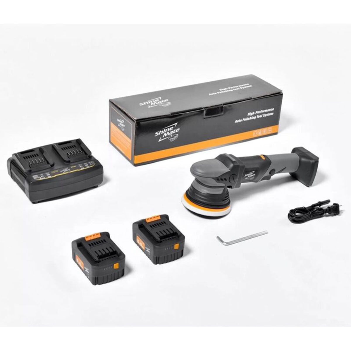 ShineMate EB351-5/12 12mm Cordless Random Orbital Polisher