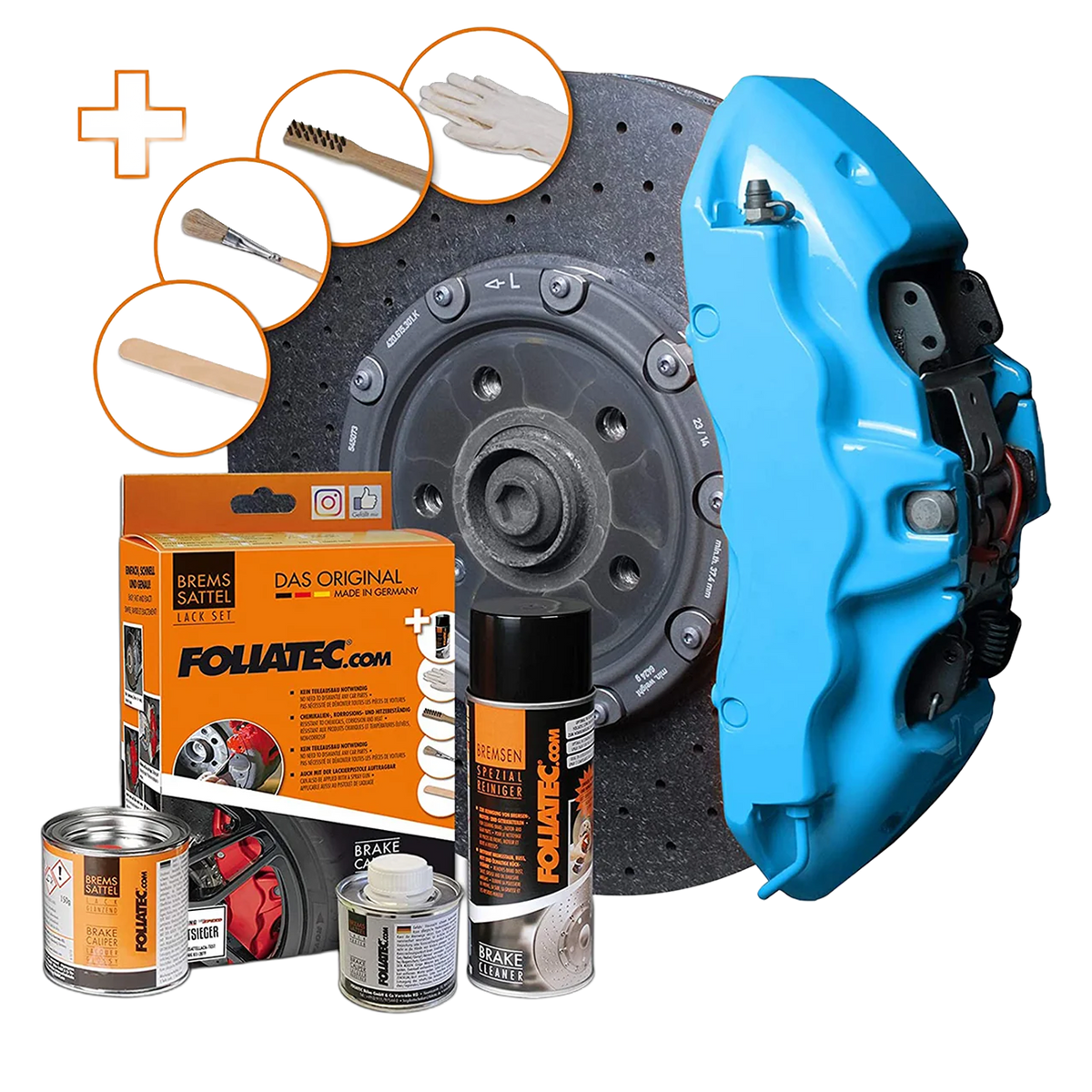 Foliatec Brake Caliper Paint Sky Blue