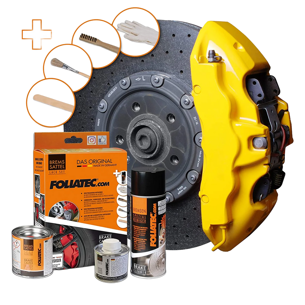 Foliatec Brake Caliper Paint Speed Yellow