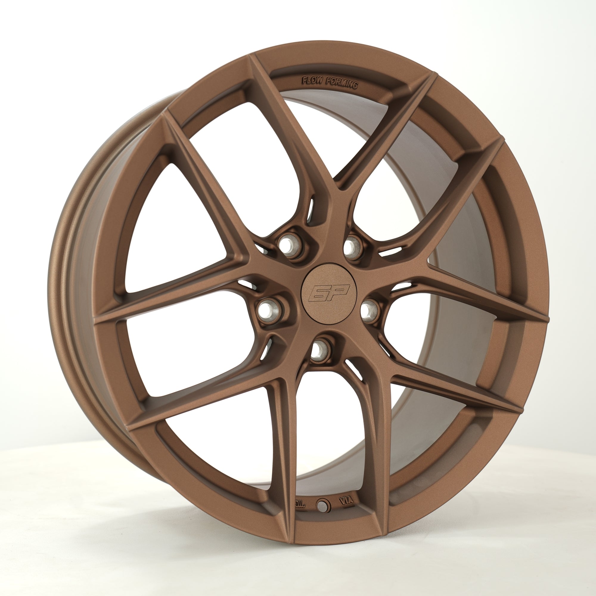 6Performance Vortex 18x8 5x120 ET43 Satin Bronze