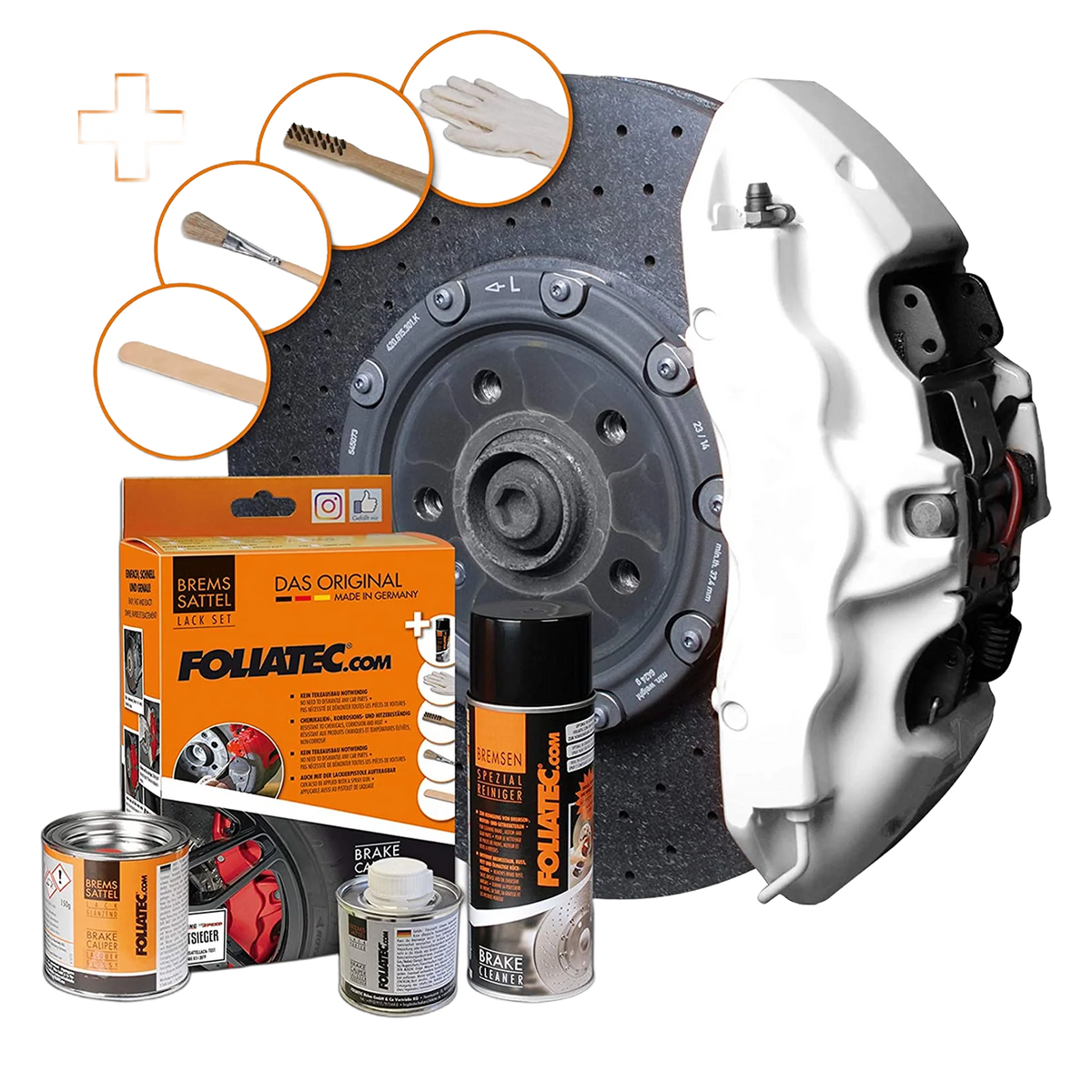 Foliatec Brake Caliper Paint Pure White