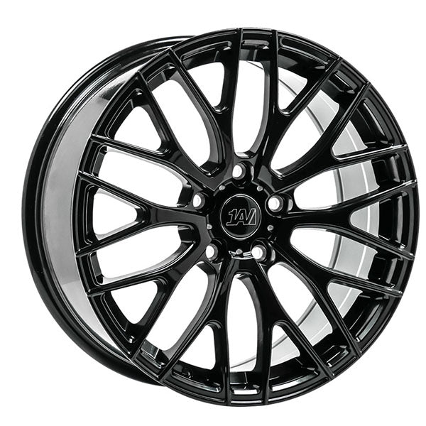 18" 1AV ZX2 Gloss Black Alloy Wheels