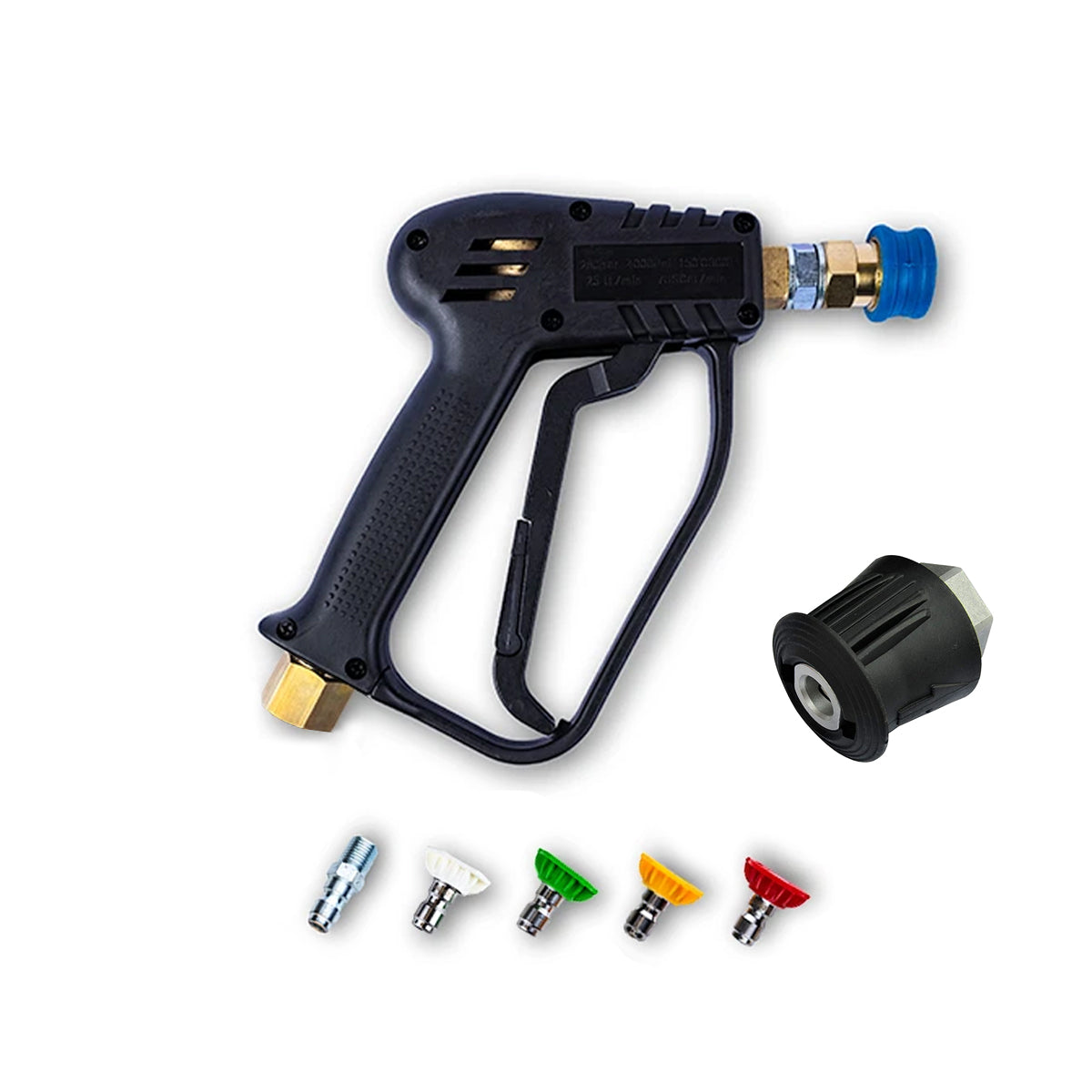 H280 Swivel Trigger Gun with Nozzle Kit - Fits Kranzle M22, Karcher K & Nilfisk