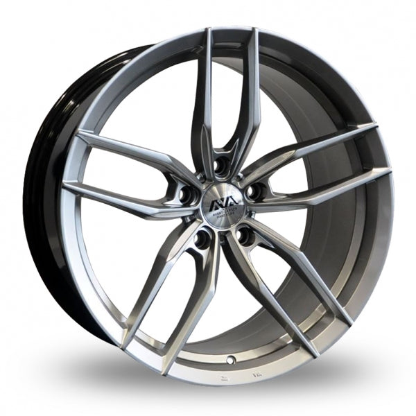 18" AVA Chicago Hypersilver Alloy Wheels