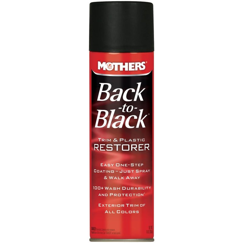 Mothers Naturally Black Trim & Plastic Restorer Aerosol