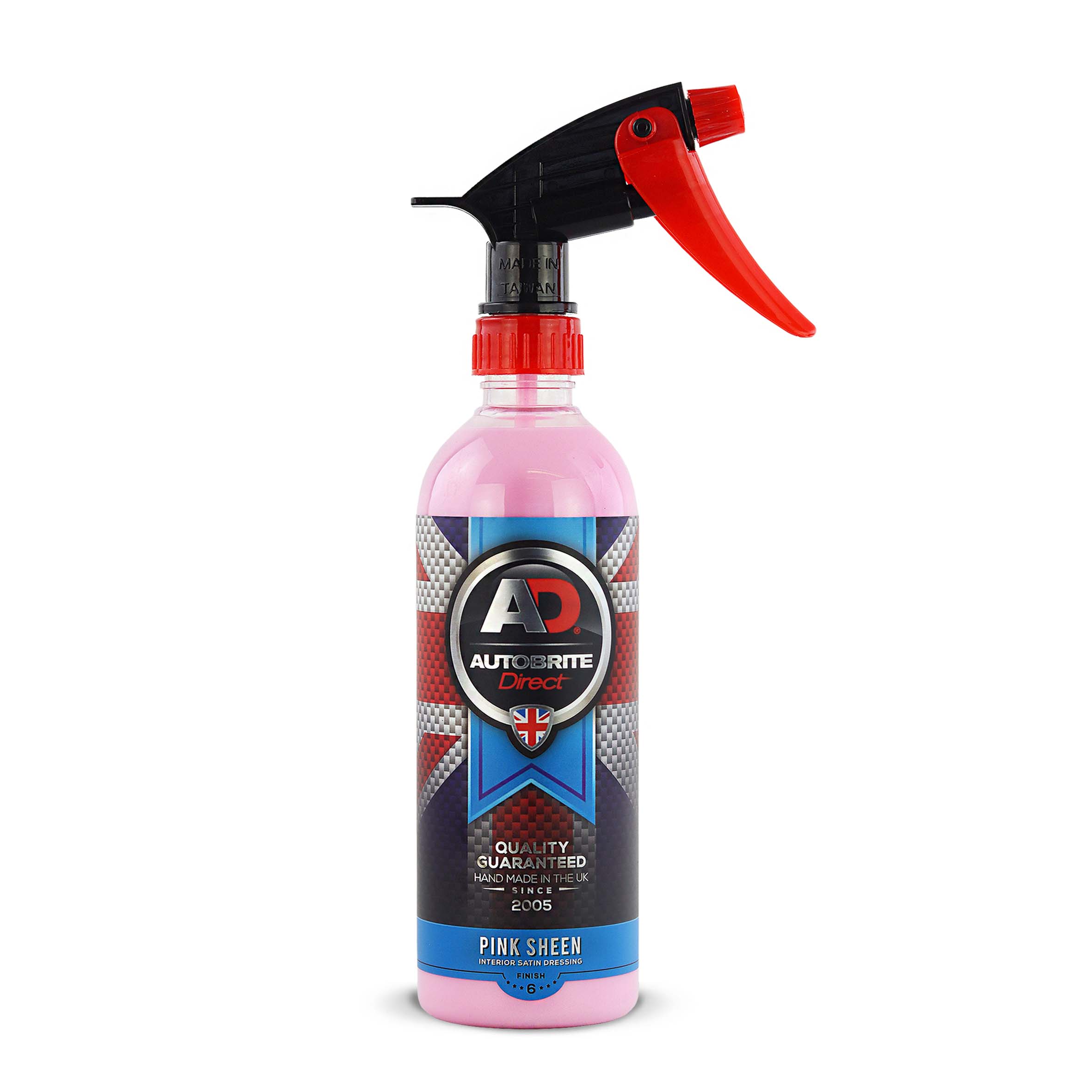 Autobrite Direct Pink Sheen Interior Satin Plastic & Rubber Dressing 500ml