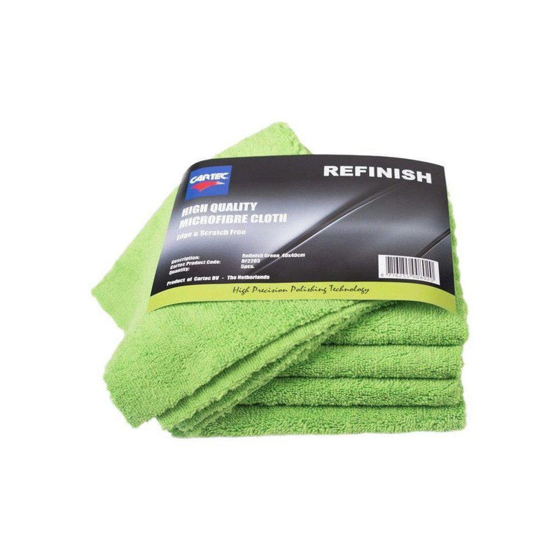 Cartec Refinish Edgeless Microfibre Towels (5 Pack)