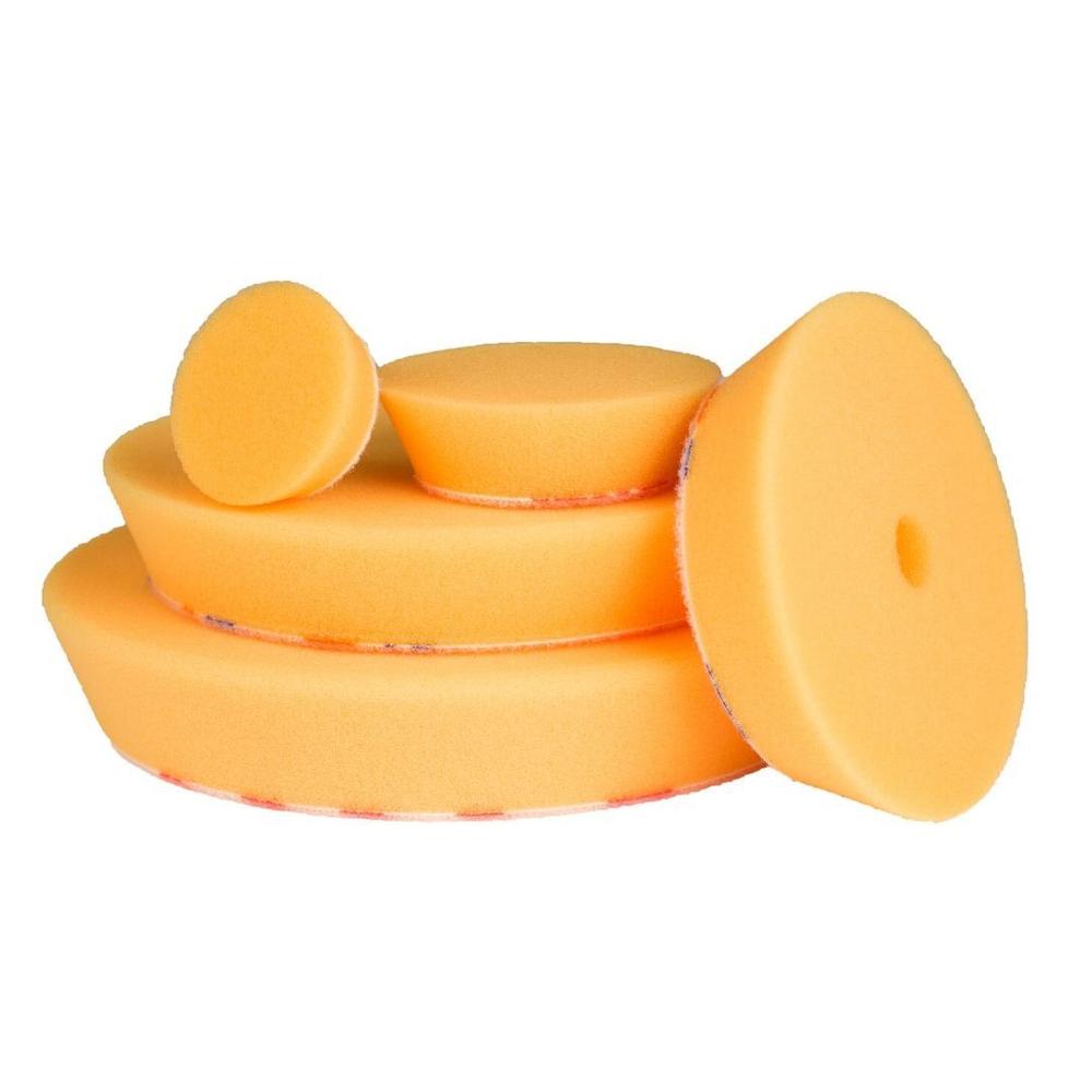 2" Cartec Orbital Yellow Medium Machine Compounding Pad