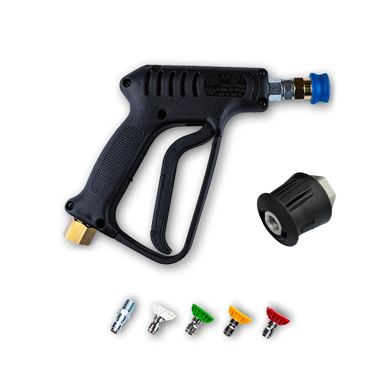 MTM Hydro Astra HP Swivel Trigger Gun with Nozzle Kit  - Fits Kranzle M22, Karcher K & Nilfisk