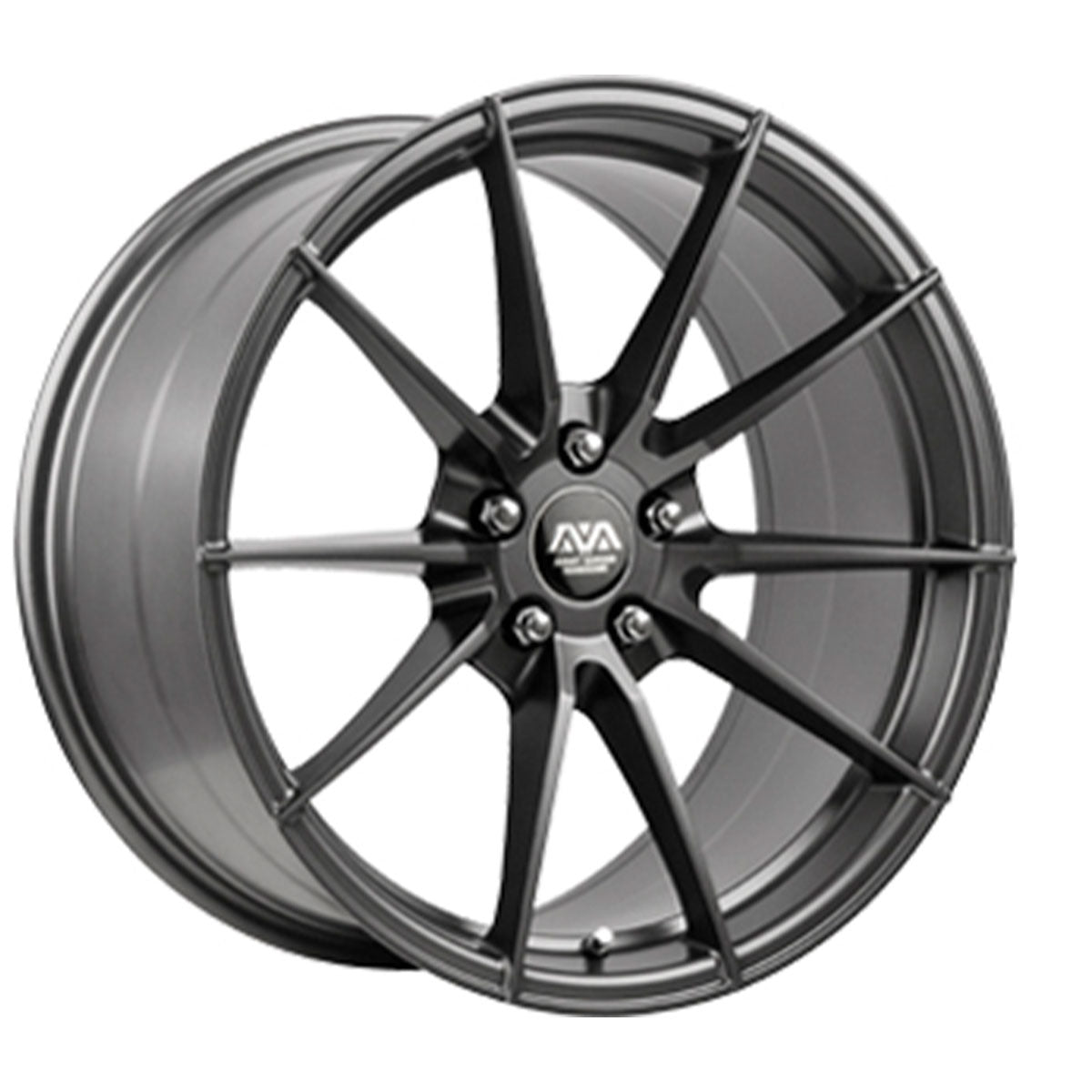 19" AVA Aspen Matt Gunmetal Alloy Wheels