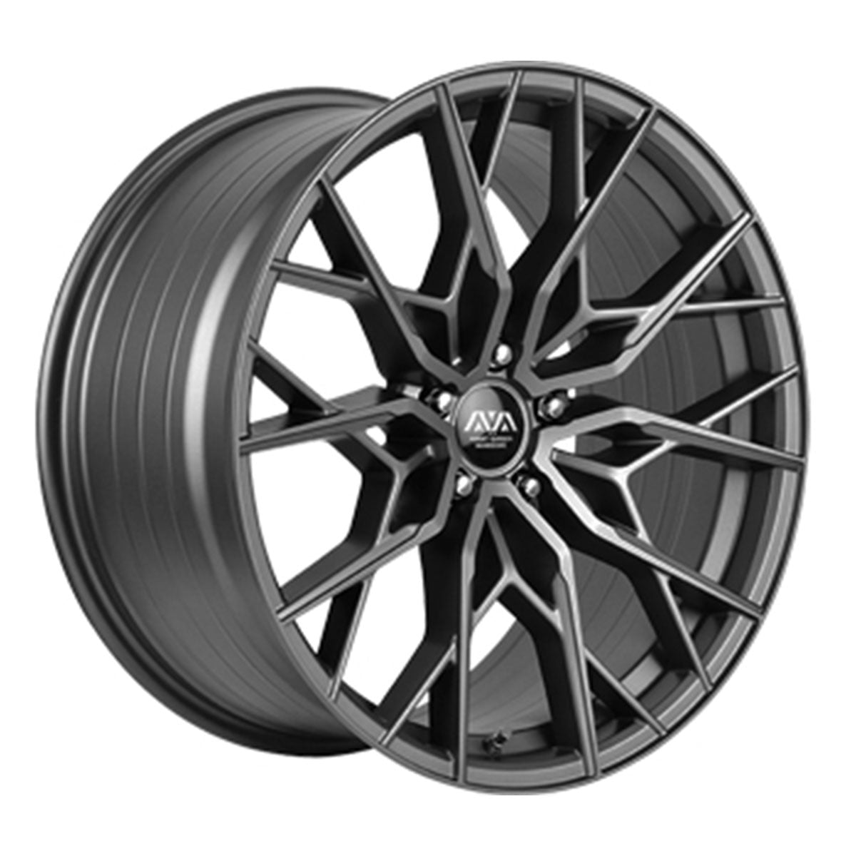 20" AVA HSF017 Flow Formed Satin Gunmetal Alloy Wheels