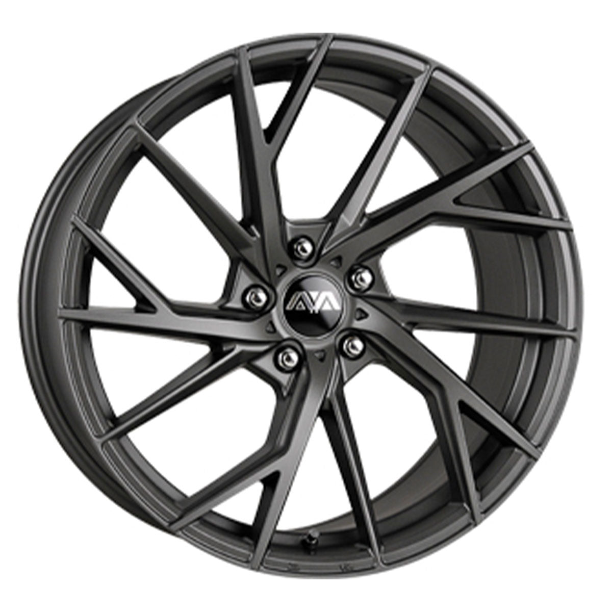 20" AVA HSF028 Flow Formed Satin Gunmetal Alloy Wheels