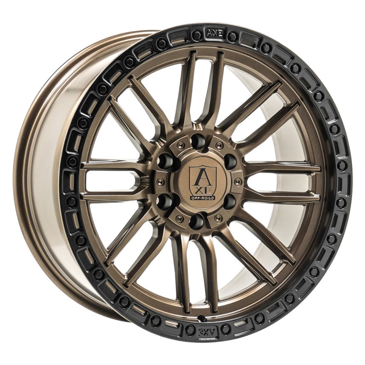 20" AXE AT5 Black Bead Bronze Centre