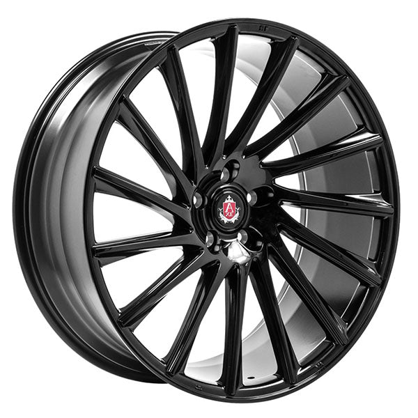 22" AXE EX32 Gloss Black Alloy Wheels