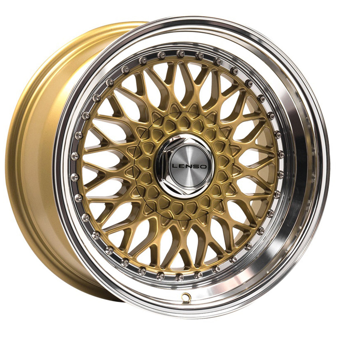 15" Lenso BSX Gold Polished