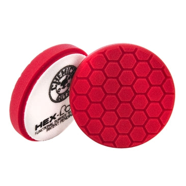 5.5" Chemical Guys Hex-Logic Red Ultra Light Finishing Pad