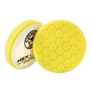 5.5" Chemical Guys Hex-Logic Yellow Heavy Cutting Pad