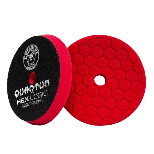 6.5" Chemical Guys Hex-Logic Quantum Red Ultra Light Finishing Pad